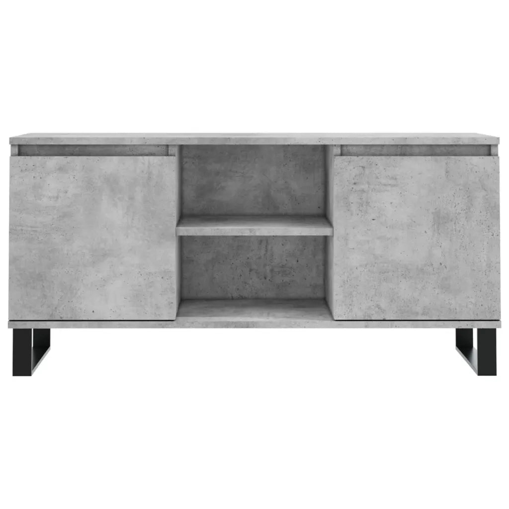 Mobile TV | Armadietto TV | Mobile Porta TV Grigio Cemento 104x35x50cm in Legno Multistrato