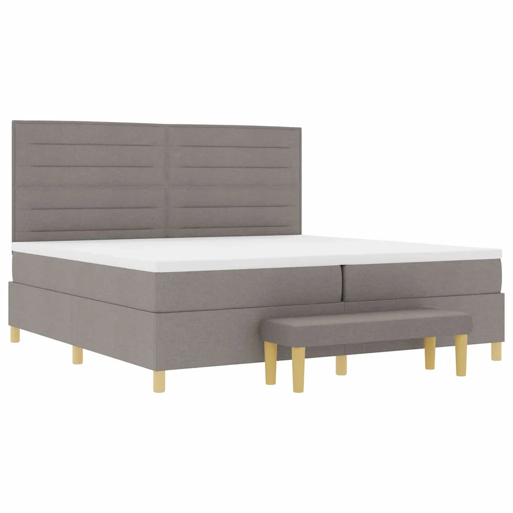 Letto a molle con materasso Talpa 200 x 200 cm Tessuto 3344251