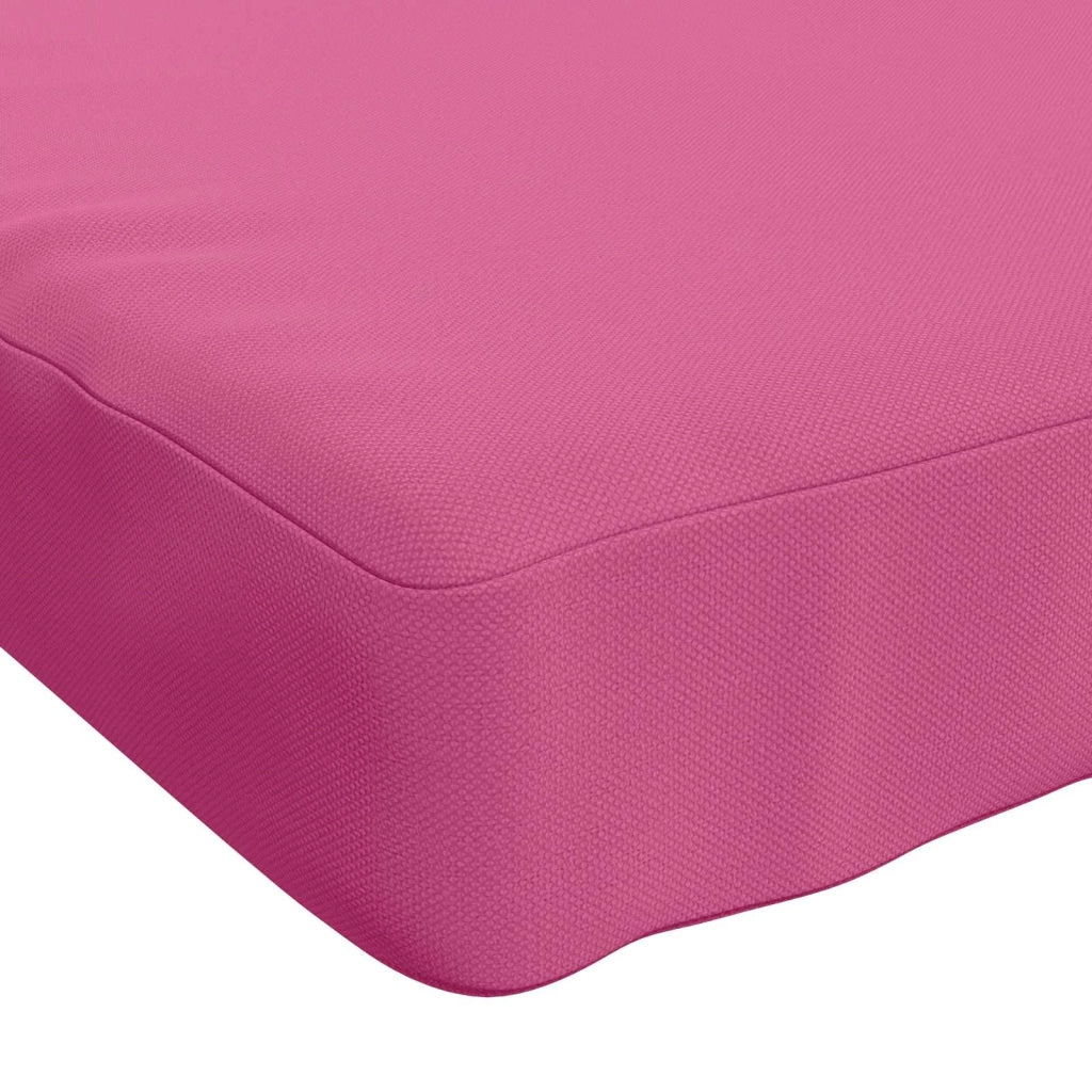 Cuscini per Panchina a 2 Pezzi VUGHT 2 pz 100% Poliestere Rosa 951855