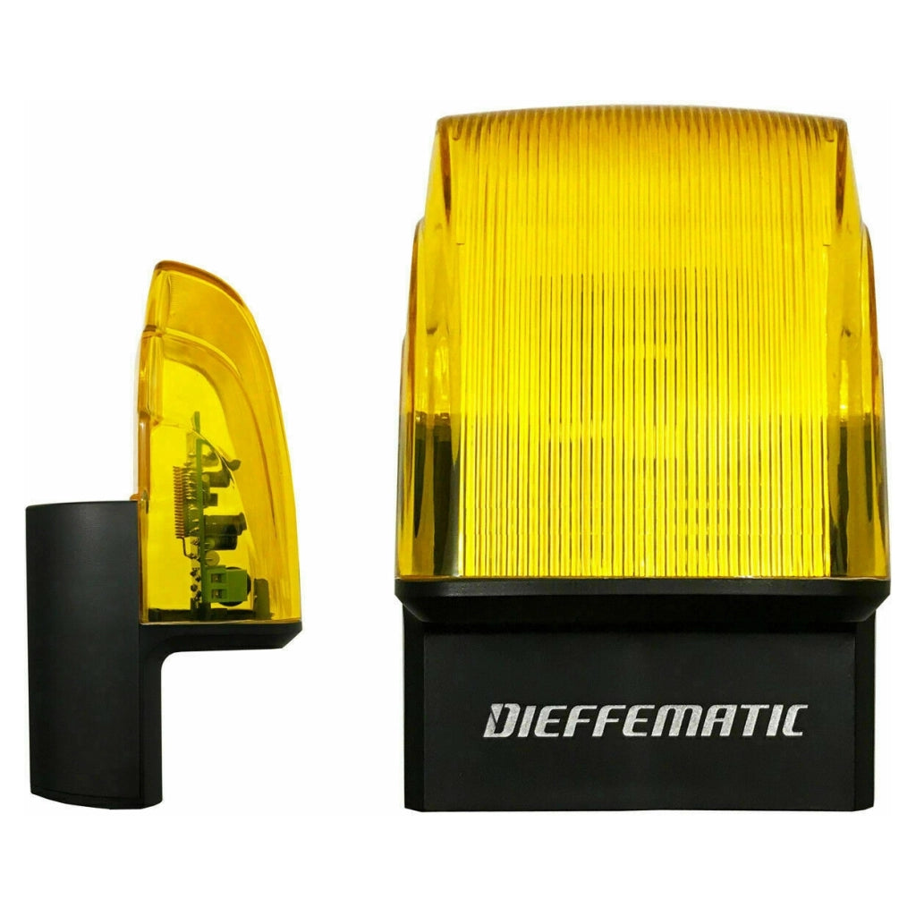 Lampeggiante led a muro universale 230V automazione cancelli garage barriere