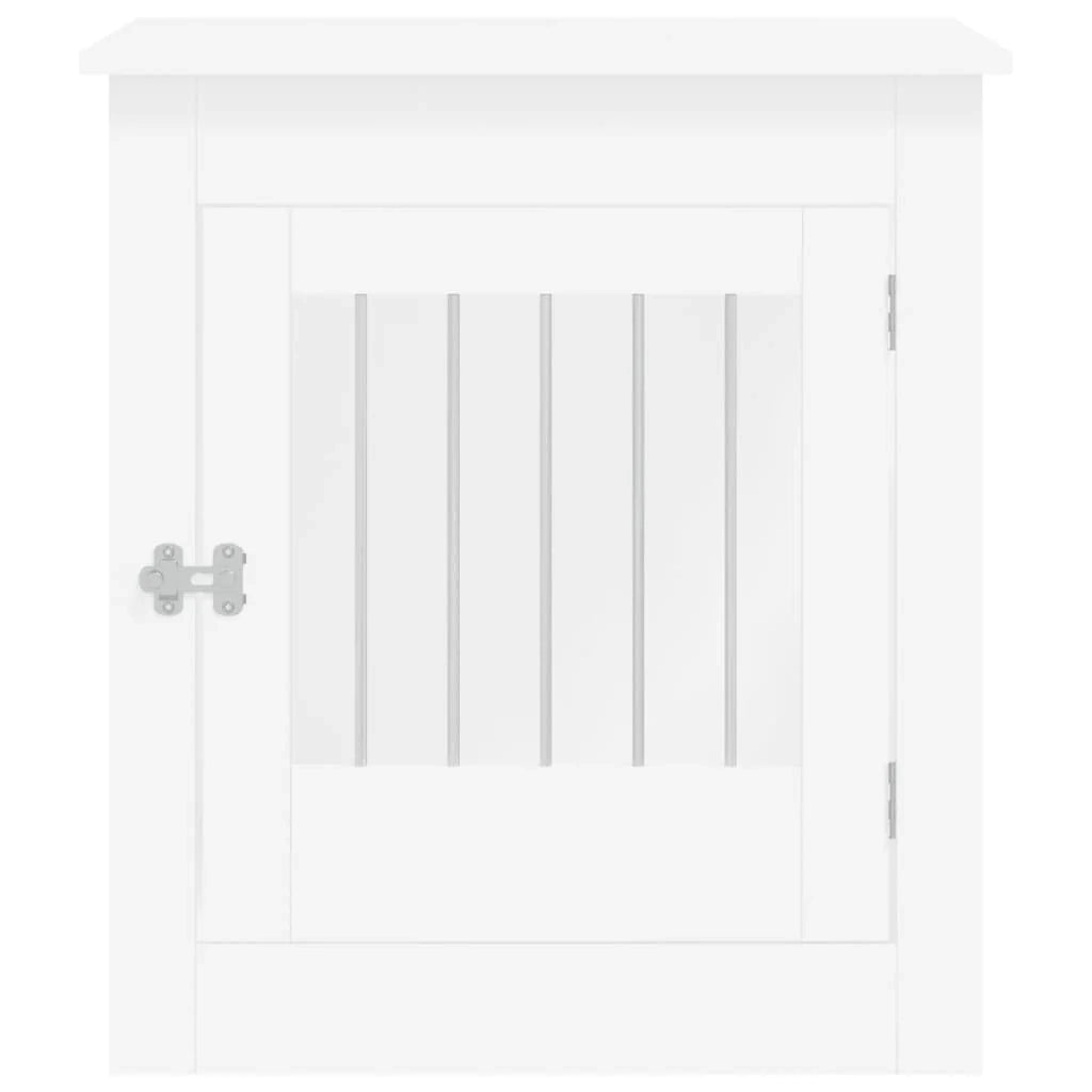 Mobile per trasportino per cani 64,5 x 80 x 71 cm in legno ingegnerizzato bianco 02_0043367