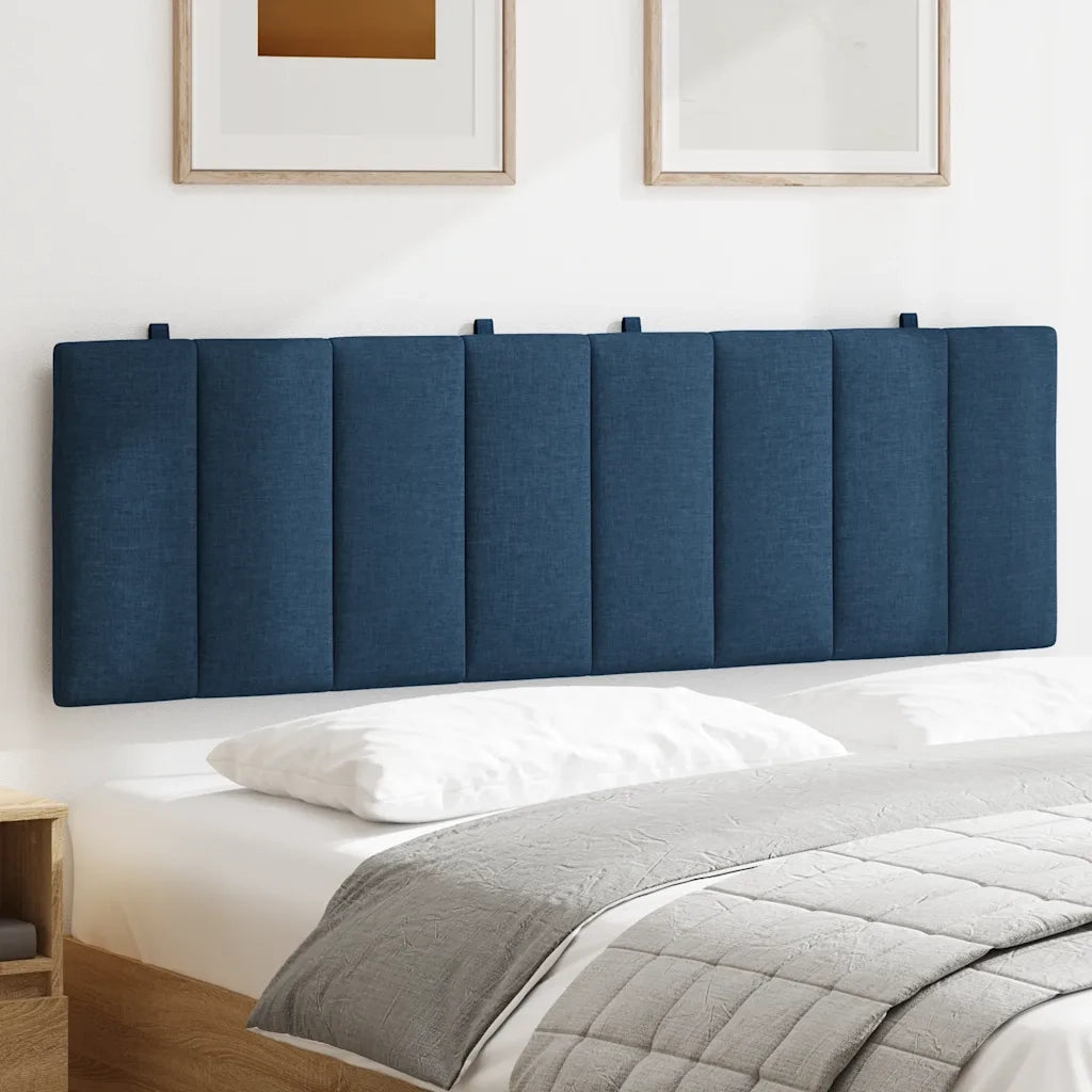 Cuscino Testiera Hanko Blu 160 cm in Tessuto CFW7831295