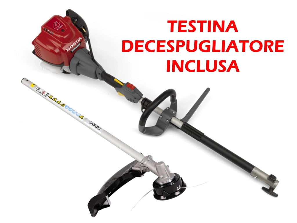 Honda Versatool UMC 435E con TESTINA DECESPUGLIATORE INCLUSA 35cc Multifunzione Possibili Accessori Tosaerba Zappetta Ar