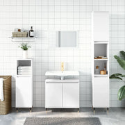 Mobile da Bagno Bianco 58x33x60 cm in Legno Multistratocod mxl 103562