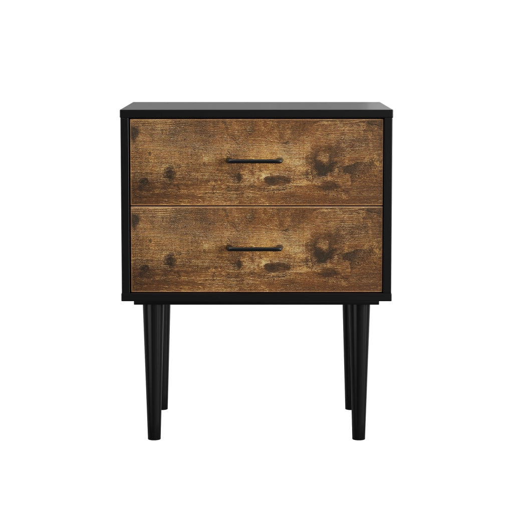 COMODINO classico in MDF marrone antico