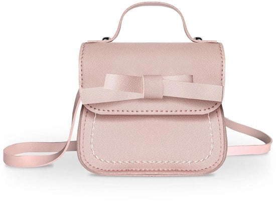 Borsa a Spalla per Bambine - Piccola Borsa con Trama - Borsa a Spalla per Bambini - Adatta per Bambini di 2-5 Anni - Altezza 80-110 cm - Mini Borsa con Coperchio