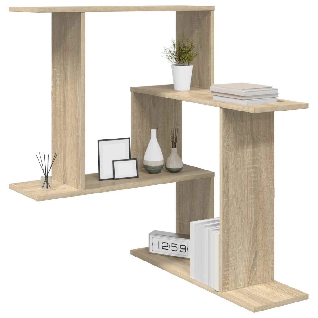 Scaffale da parete Rovere Sonoma 67 x 67 x 87 cm 8012222