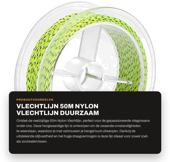 Filamento per pesca a nylon solido 50m - Resistente alla abrasione - Sensibilità - Adatto per acqua salata e dolce - 100% filamento intrecciato - Struttura robusta - Filamento per pesca