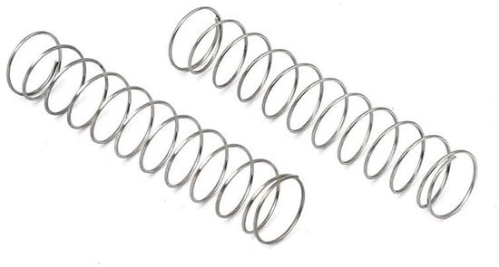 Compressori per applicazioni domestiche - 10 pezzi - Acciaio inossidabile - Diametro esterno 8 mm - Diametro filo 0,4 mm - Lunghezza totale 40 mm - Pressione veloce