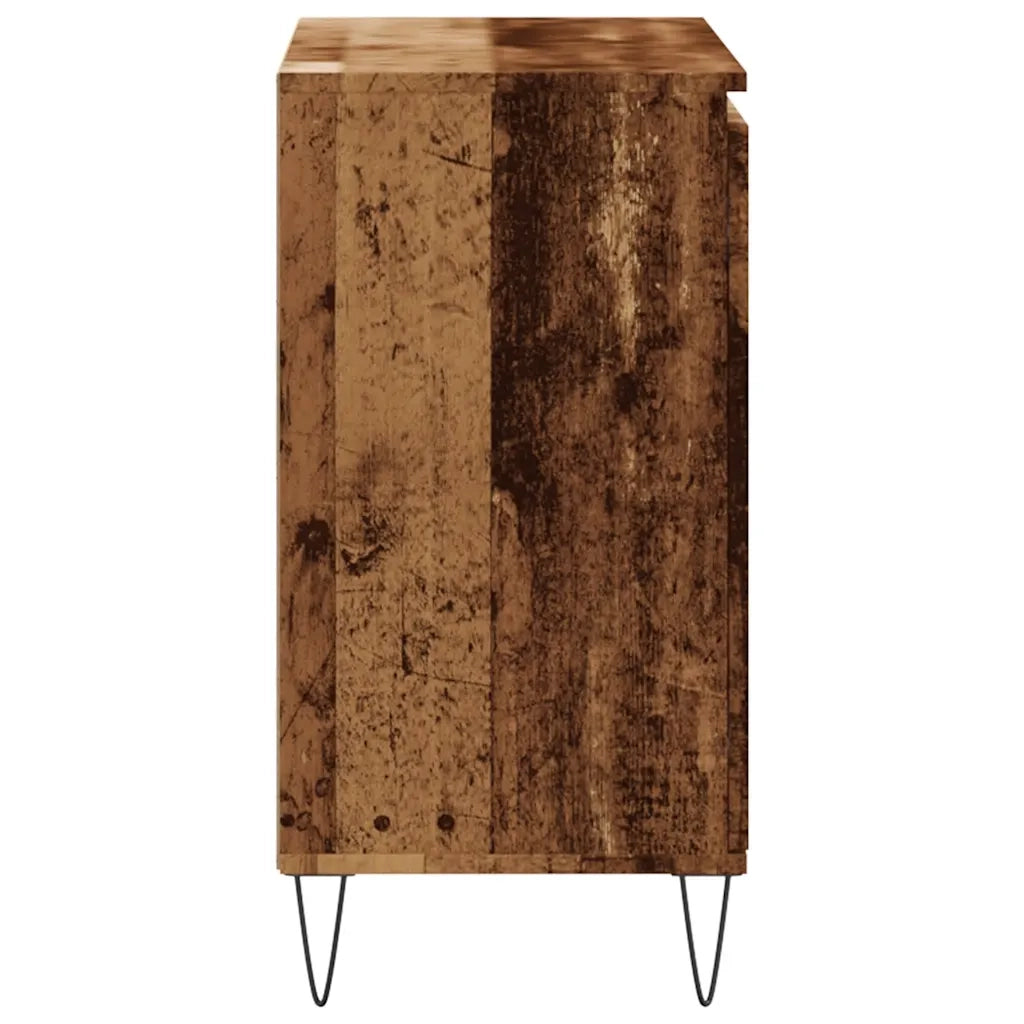 Credenza-Buffet-Armadio da cucina Legno Antico 101,5x35x70 cm in Legno Multistrato 467186