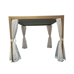 C TELO LATERALE P/PERGOLA BIOCLIMAT 3X4 BIANCO 4PZ- C LINE OUTDOOR- 1,0 confezione