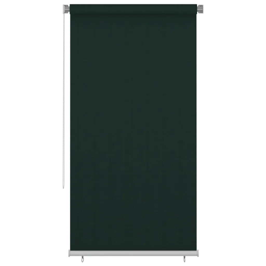 Tenda a Rullo per Esterni 120x230 cm Verde Scuro HDPE