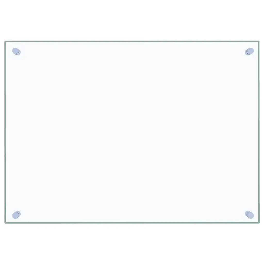 Paraschizzi per Cucina 2 pz Trasparente 70x50cm Vetro Temperato