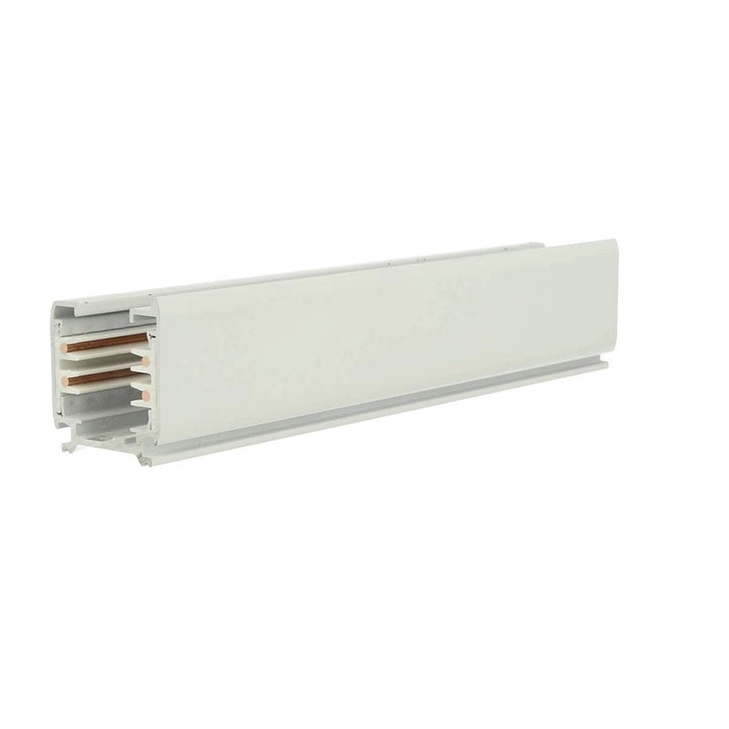 Sistema Illuminazione Binario Trifase Bianco, Binario Connettori Giunti Accessori (Binario 3M)