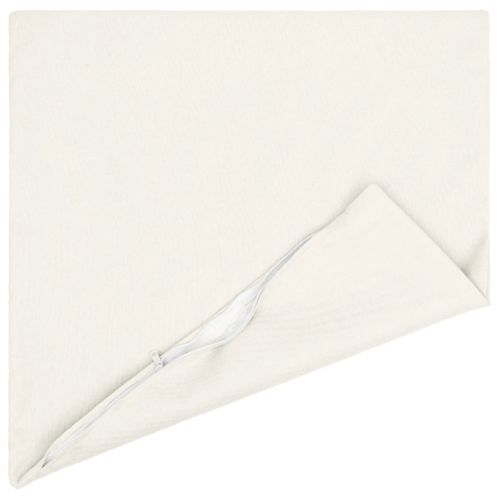 Cuscino con cuscino HEERLEN 2 pz Bianco Tessuto 928507