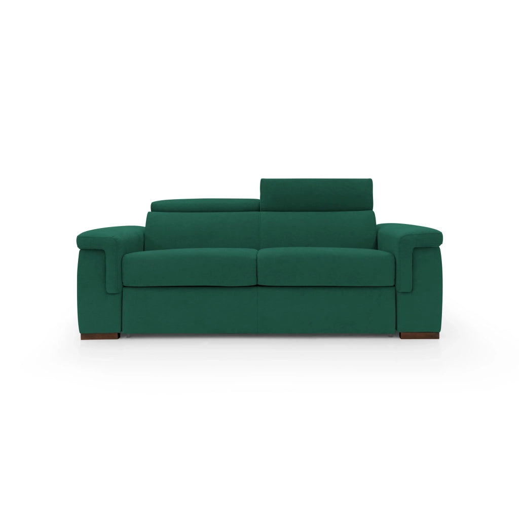 Giunone Divano letto mat. H18 200 cm (mat. 120x197 cm) verde