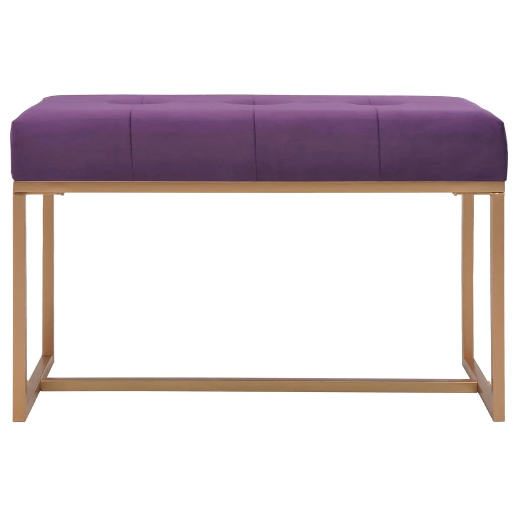 Panca panca 80 x 36 x 45 cm velluto viola 02_0010833