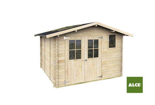 Casetta Elena Express 300X300 Cm Porta Doppia Finestrata + Finestra