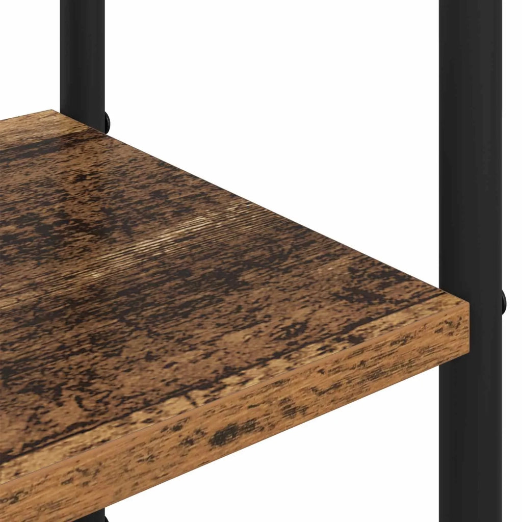 Appendiabiti con panca per scarpe Legno antico 8012048