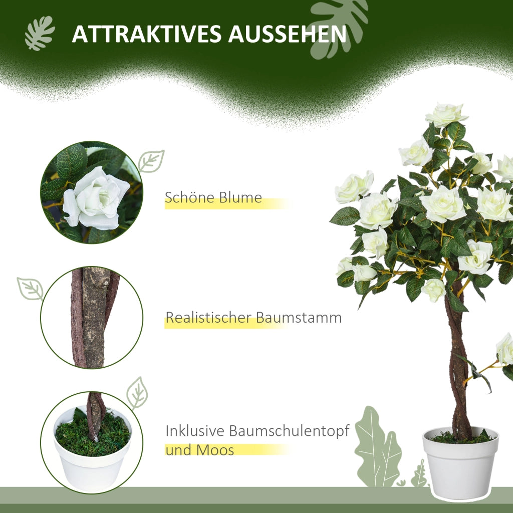 Pianta artificiale ¨C zephmum ¨C in vaso di cemento
