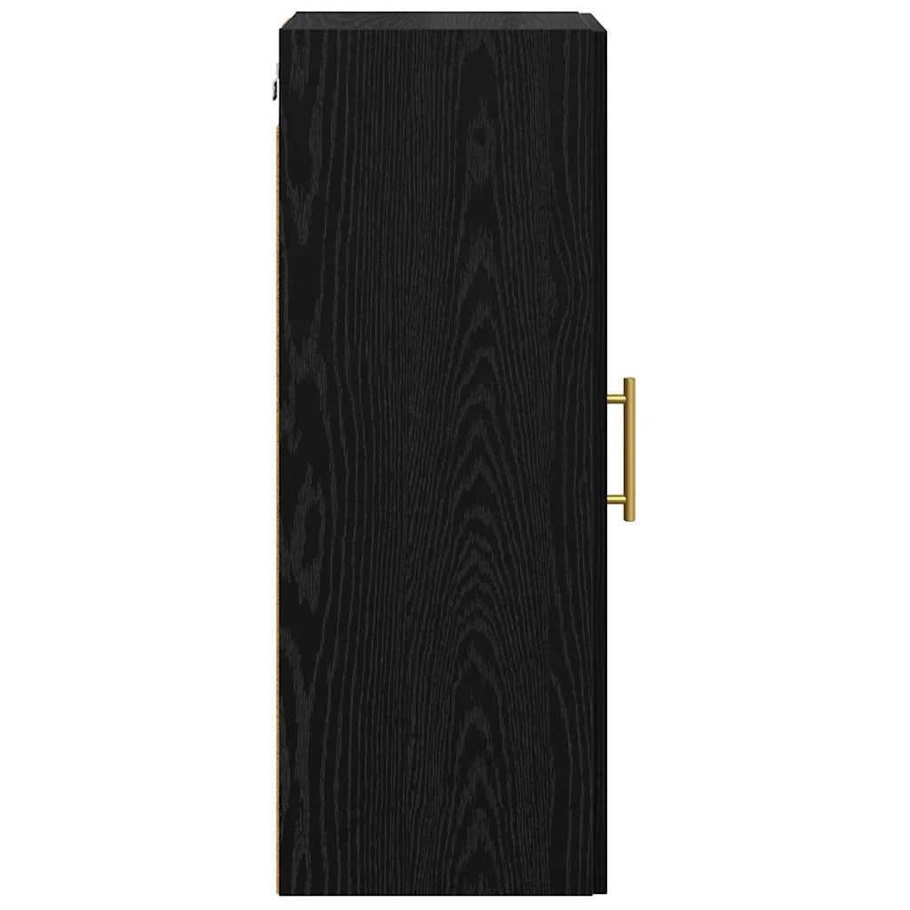 Pensile Rovere Nero 34,5 x 34 x 90 cm Legno multistrato 882606