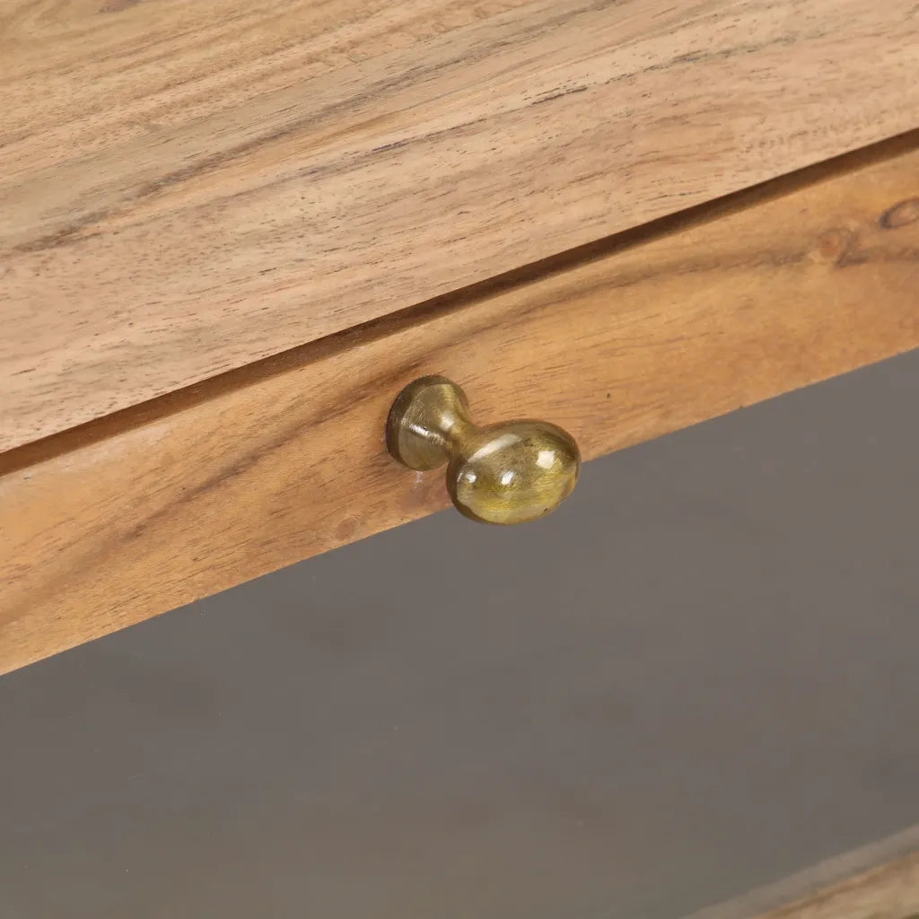 Tavolino da salotto | Tavolino da caff¨¨ | Tavolino da Soggiorno 90x60x40 cm in Legno Massello di Acacia