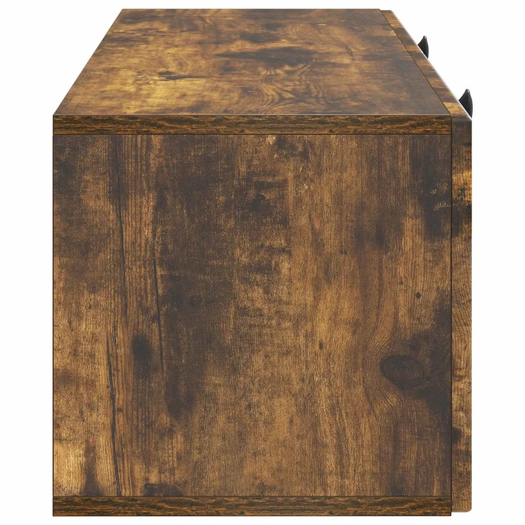 Mobile Porta TV da Muro Rovere Fumo 78,5 x 31 x 30 cm