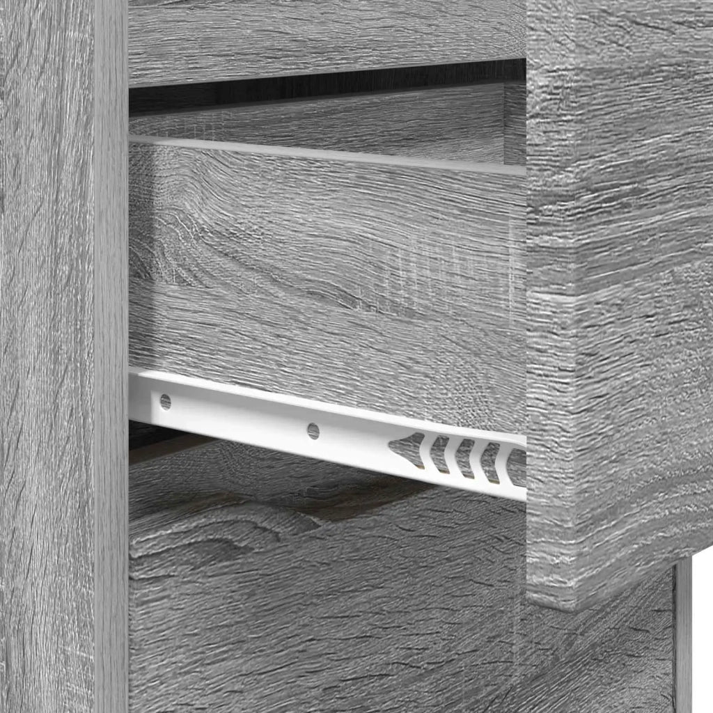 Comodini 2 pcs Grigio Sonoma 40 x 30 x 467 cm Legno multistrato 888920