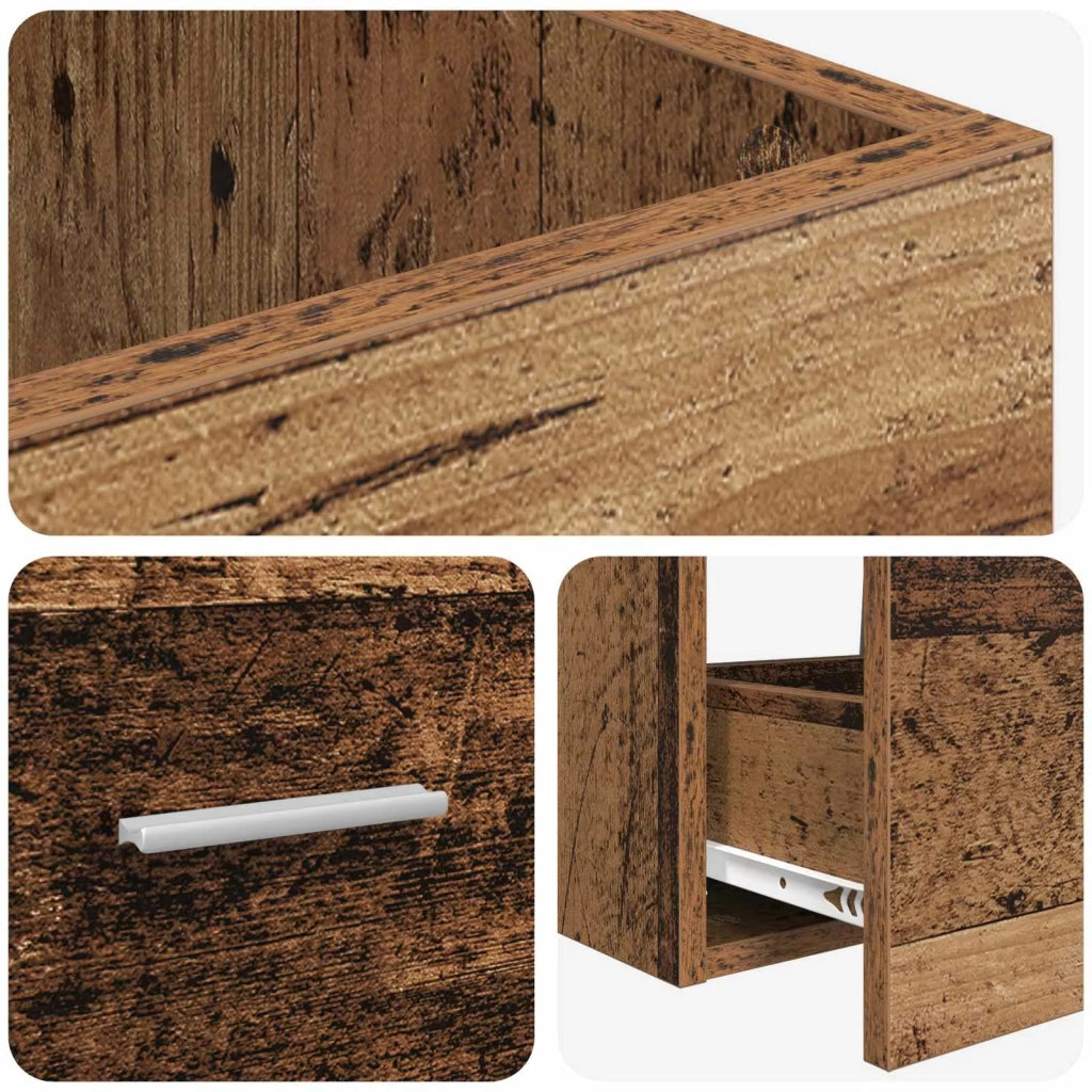 Mobile da bagno con lavabo Legno antico 42 x 40 x 84,5 cm 890702