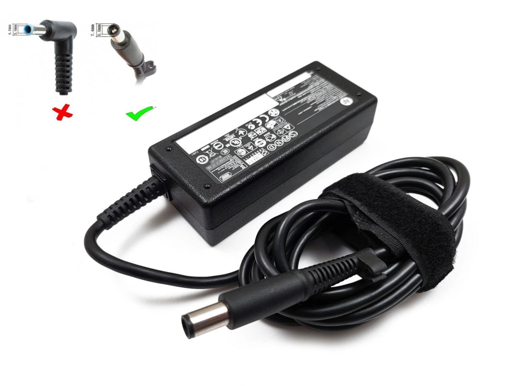 Alimentatore per Notebook Originale HP 19.5V 3.33A 65W SPINOTTO ROTONDO 7.4x5.0mm - Ricondizionato