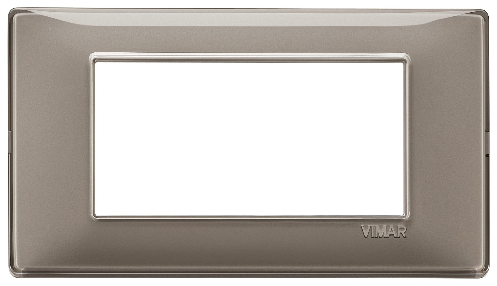 Vimar Plana placca 4 moduli colore cenere 14654.40