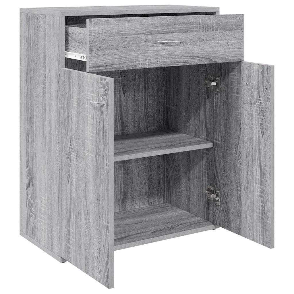 Credenza Grigio Sonoma 60x30x75 cm in Legno Multistrato cod mxl 15391