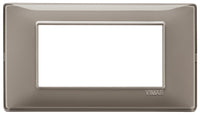 Vimar Plana placca 4 moduli colore cenere 14654.40