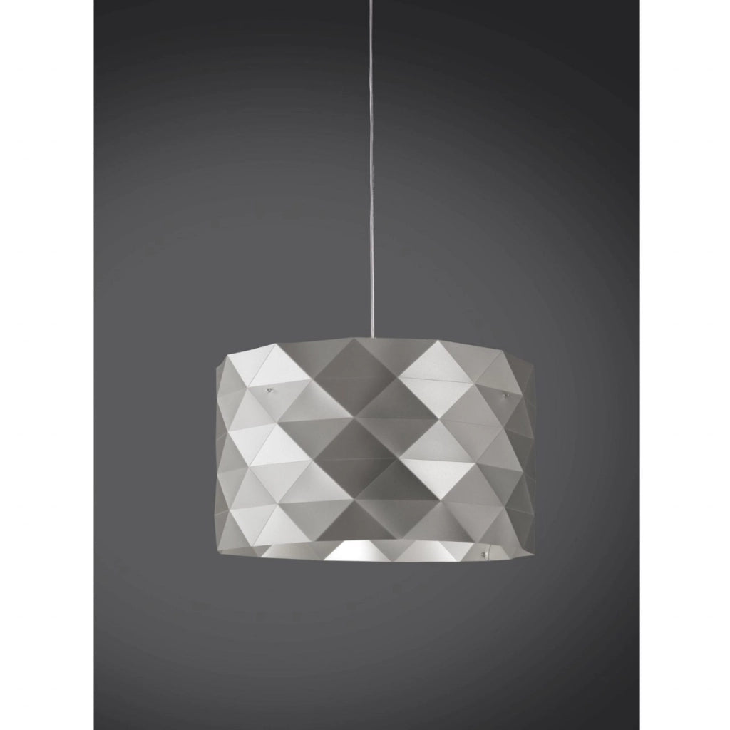 Sospensione 5 Luci Silver in Metallo cromato Cm. 40 x 25 h