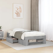 Giroletto Grigio Sonoma 90x190 cm in Legno Multistrato