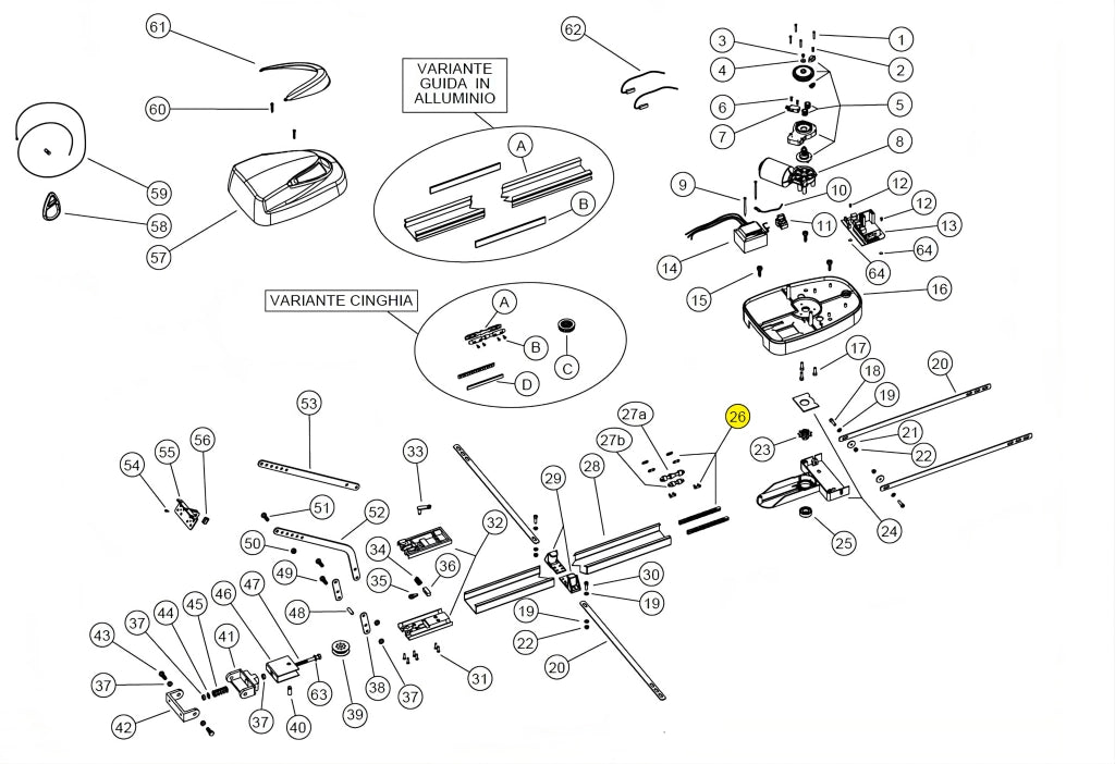 114022 KIT CATENA + 2 GIUNTI FORCELLA UTILE UNIKO RICAMBIO