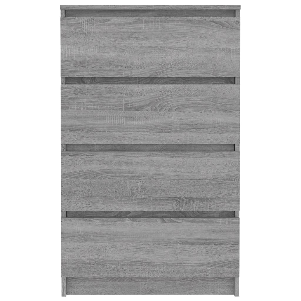 Buffet credenza cassettiera mobiletto mobile contenitore organizer cucina soggiorno salotto Sonoma 60 x 35 x 98,5 cm legno ingegnerizzato grigio 02_0036417