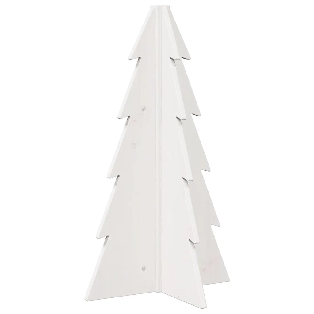 Albero di Natale | Decorazioni natalizie Decorativo Bianco 69,5 cm in Legno di Pino