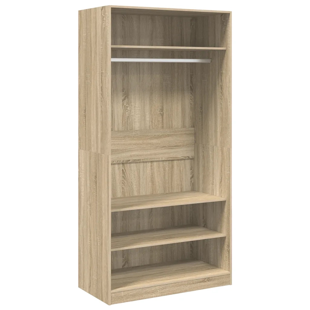 Armadio Rovere Sonoma 100x50x200 cm in Legno Multistrato CFW2402518