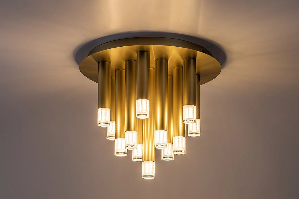 Plafoniera moderna oro tonda 13xG9 Ramira Rabalux IP20