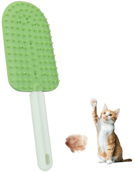 Strumento aggiornato 2024 per la rimozione di pelo di animali, rimozione di pelo di divano e di poltrone, pulitore di pelo di cane per tappeti per autodetailing, spazzola a doppia faccia 2 in 1 per la pettinatura e pulizia del pelo di gatto