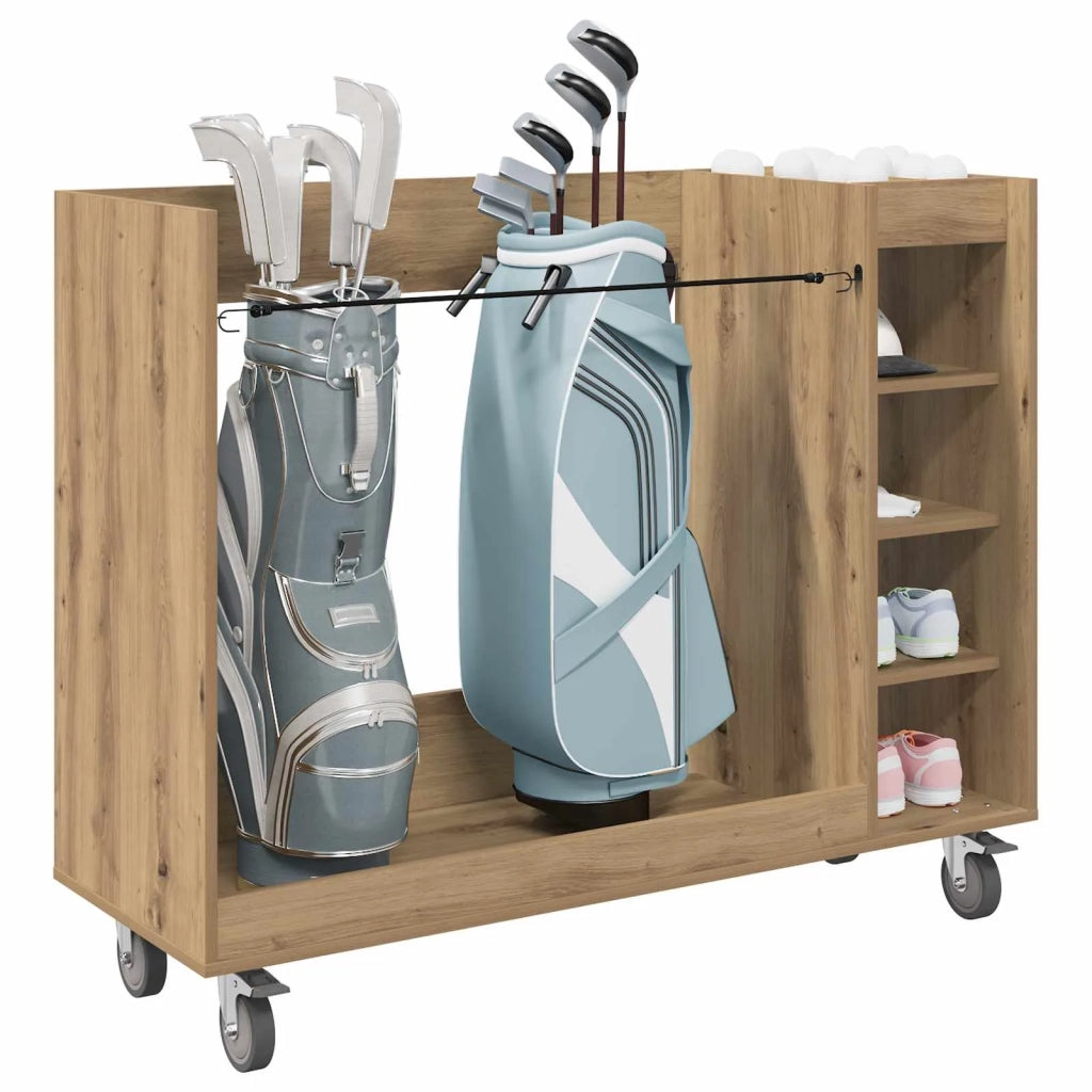 Armadio per Golf con ruota Rovere artigianale 120 x 45 x 98 cm CFW4521696