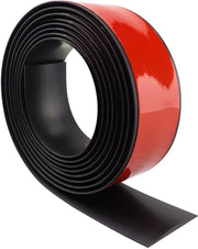 Profilo di transizione adesivo per transizioni di pavimento strisce di copertura per pavimenti in vinile (600×4cm, nero)