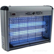 Trade Shop - Zanzariera Elettrica A Due Lampade A Fluorescenza 12w Bk-l12 Da Interno Esterno -