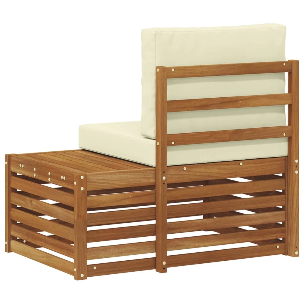 Divano da Giardino-Divano Esterno Finale con cuscino Naturale 91 x 63 x 73 cm 764287