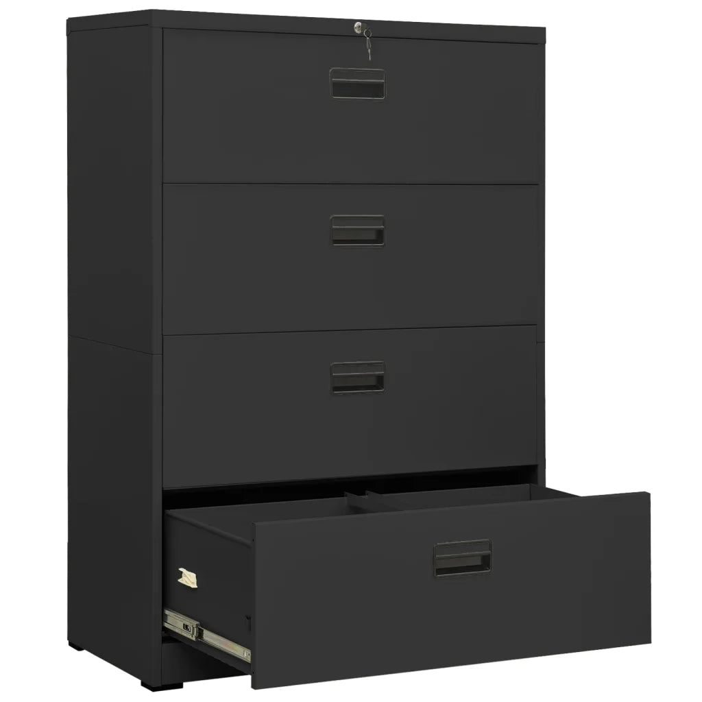 Armadio Classificatore Antracite 90x46x134 cm in Acciaio cod mxl 65340