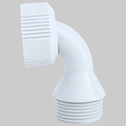 RACCORDO CURVO IN NYLON GIREVOLE PER TUBI CARICO LAVATRICE/LAVASTOVIGLIE  3/4 M x 3/4 F     MADE IN ITALY