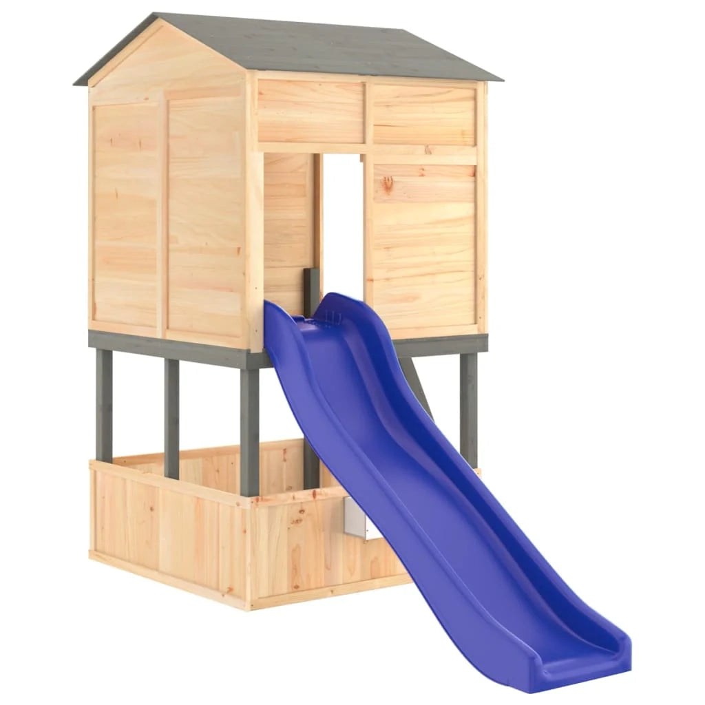 Area giochi esterna con altalene scivolo e robuste strutture per arrampicarsi  giochi da giardino 145 x 131,5 x 218,5 cm legno massello di abete 02_0004793