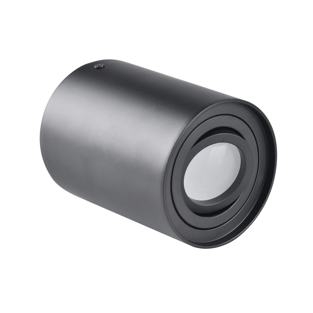 Plafoniera spot tonda nera 1xGU10 HADAR R1 313102 Polux