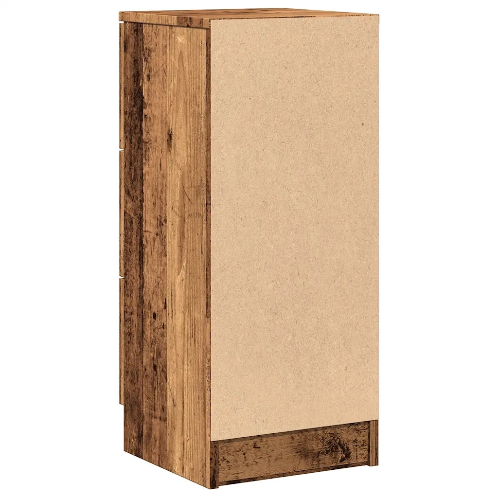 Credenze 2 pz Legno Antico 30x30x70 cm in Legno Multistrato